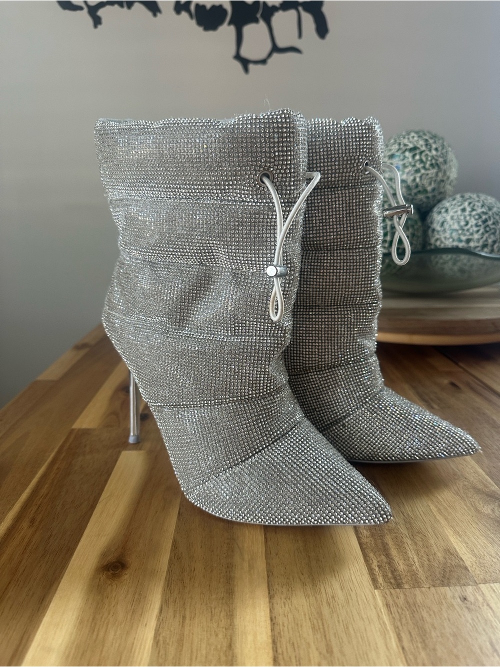 Steve Madden Cloak-R ankle boots, Crystal-Stone Pointed-Toe Stiletto Ankle Boots